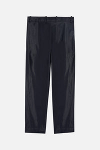 Janet trousers with lacquered effect - Navy