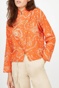 Bianca patterned blouse - Earth