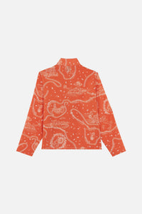 Bianca patterned blouse - Earth