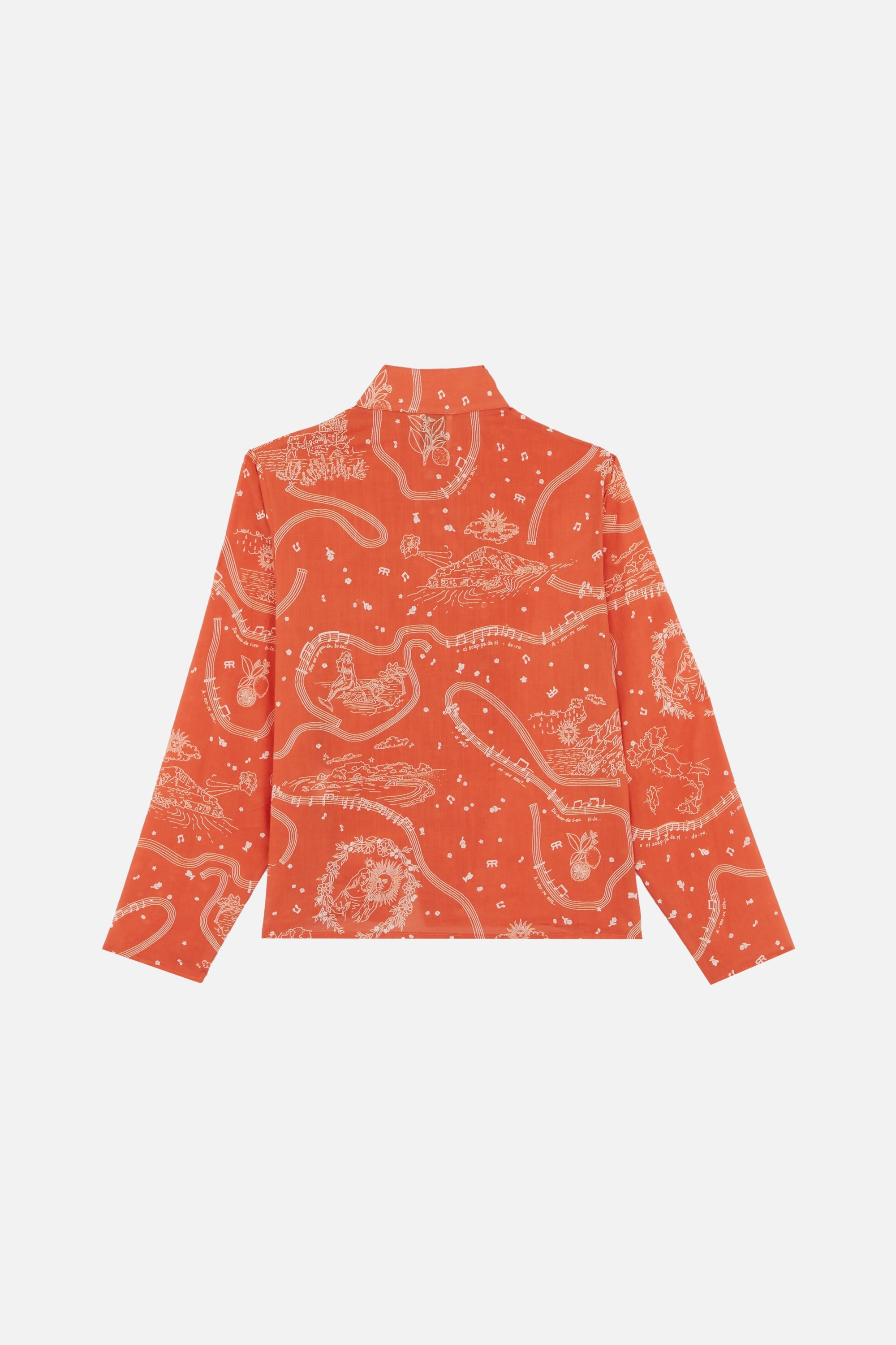 Bianca patterned blouse - Earth