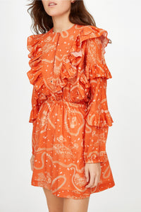 Daily patterned short dress - Terre