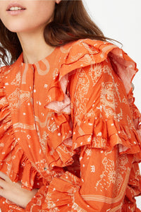 Robe courte Daily à motif - Marine