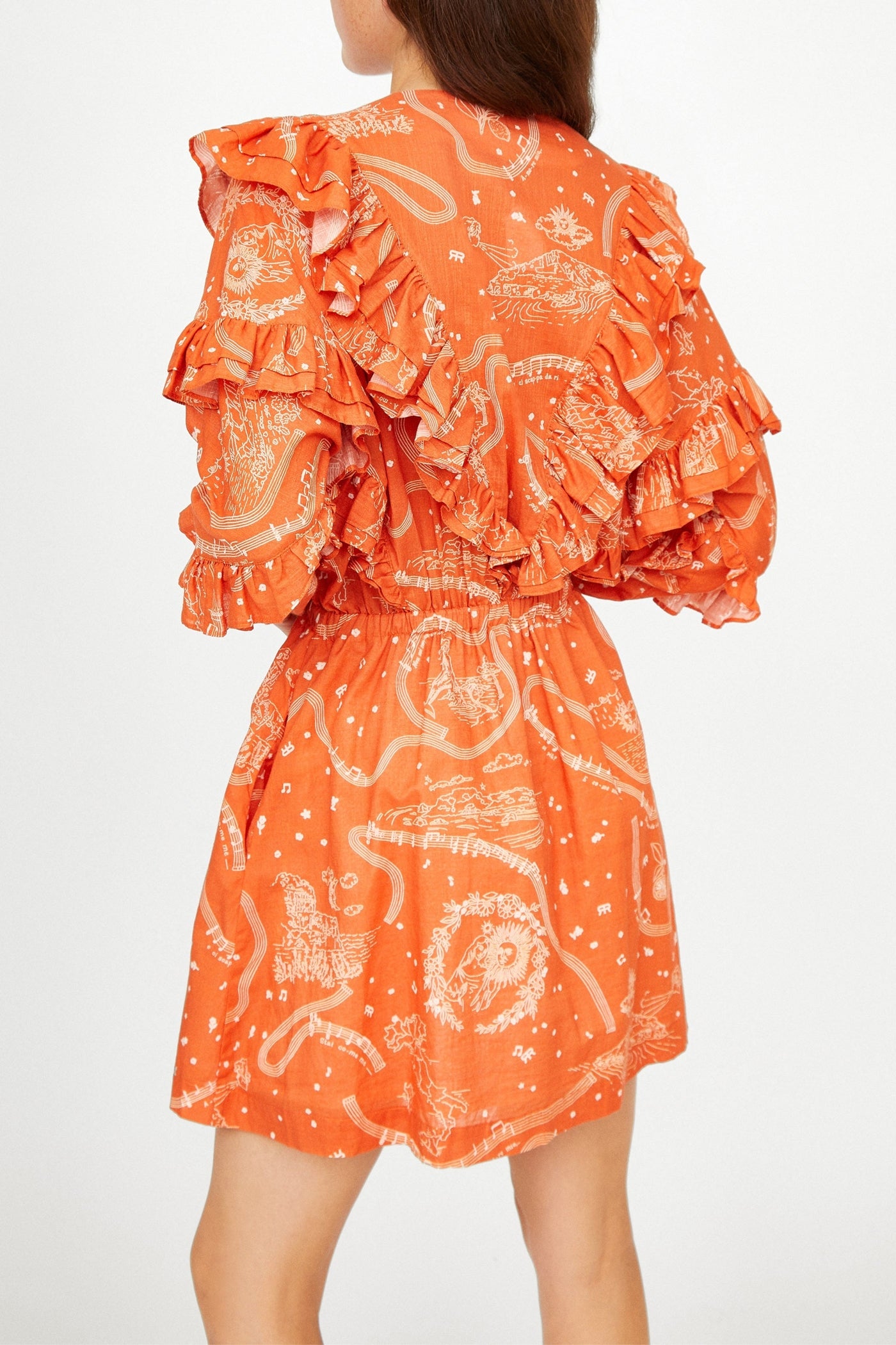 Daily patterned short dress - Terre