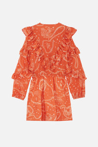 Daily patterned short dress - Terre