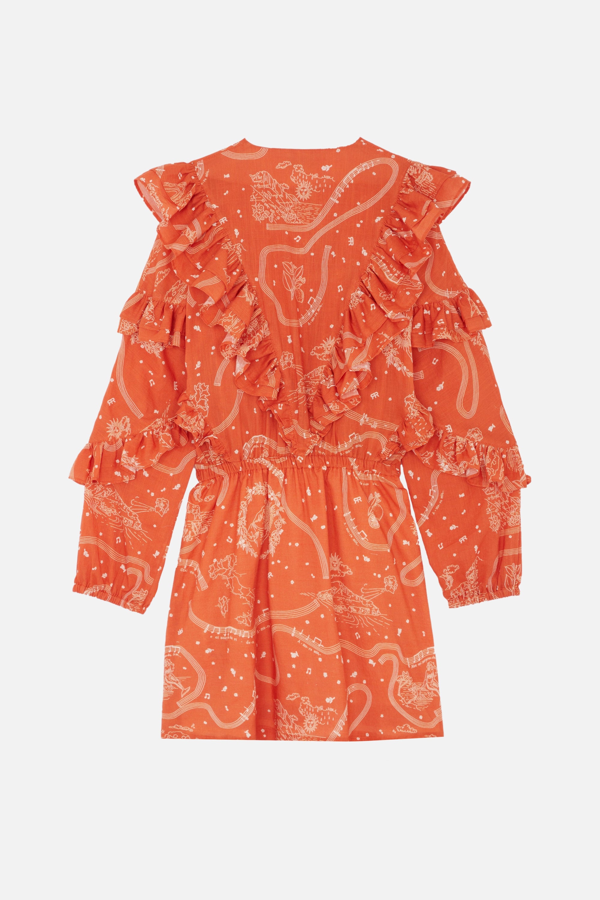 Daily patterned short dress - Terre