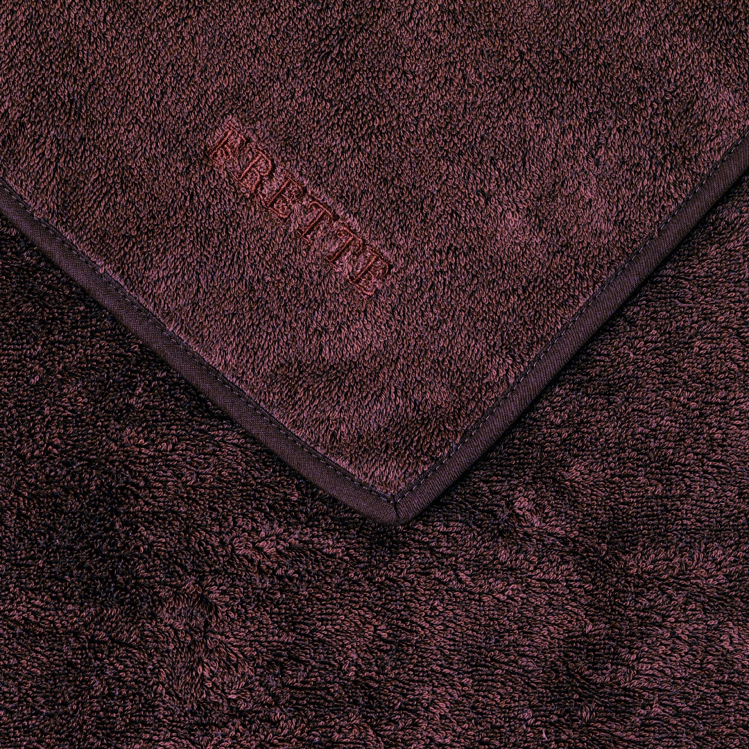 Unito cotton towels - Plum