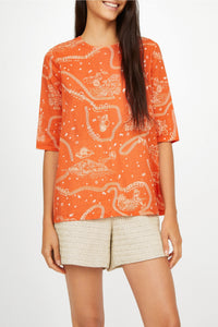 Martial motif top - Earth