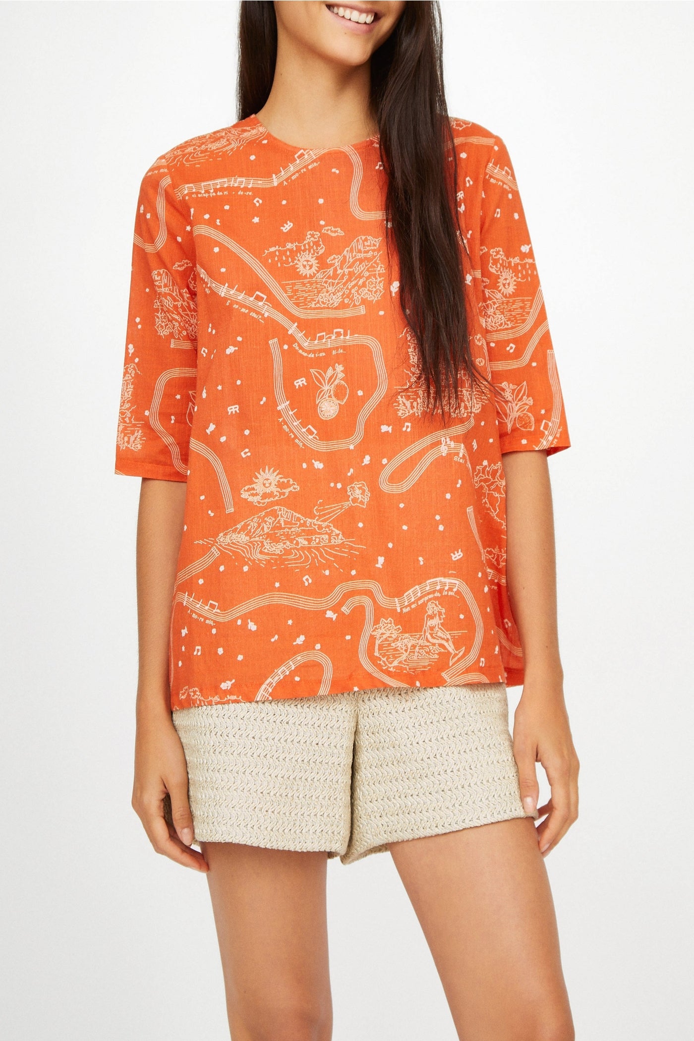 Martial motif top - Earth