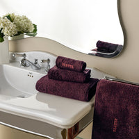 Unito cotton towels - Plum
