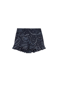 Patterned Rod shorts - Navy