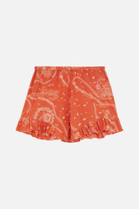Patterned Rod shorts - Earth