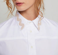 Robe Cali coupe droite courte - White