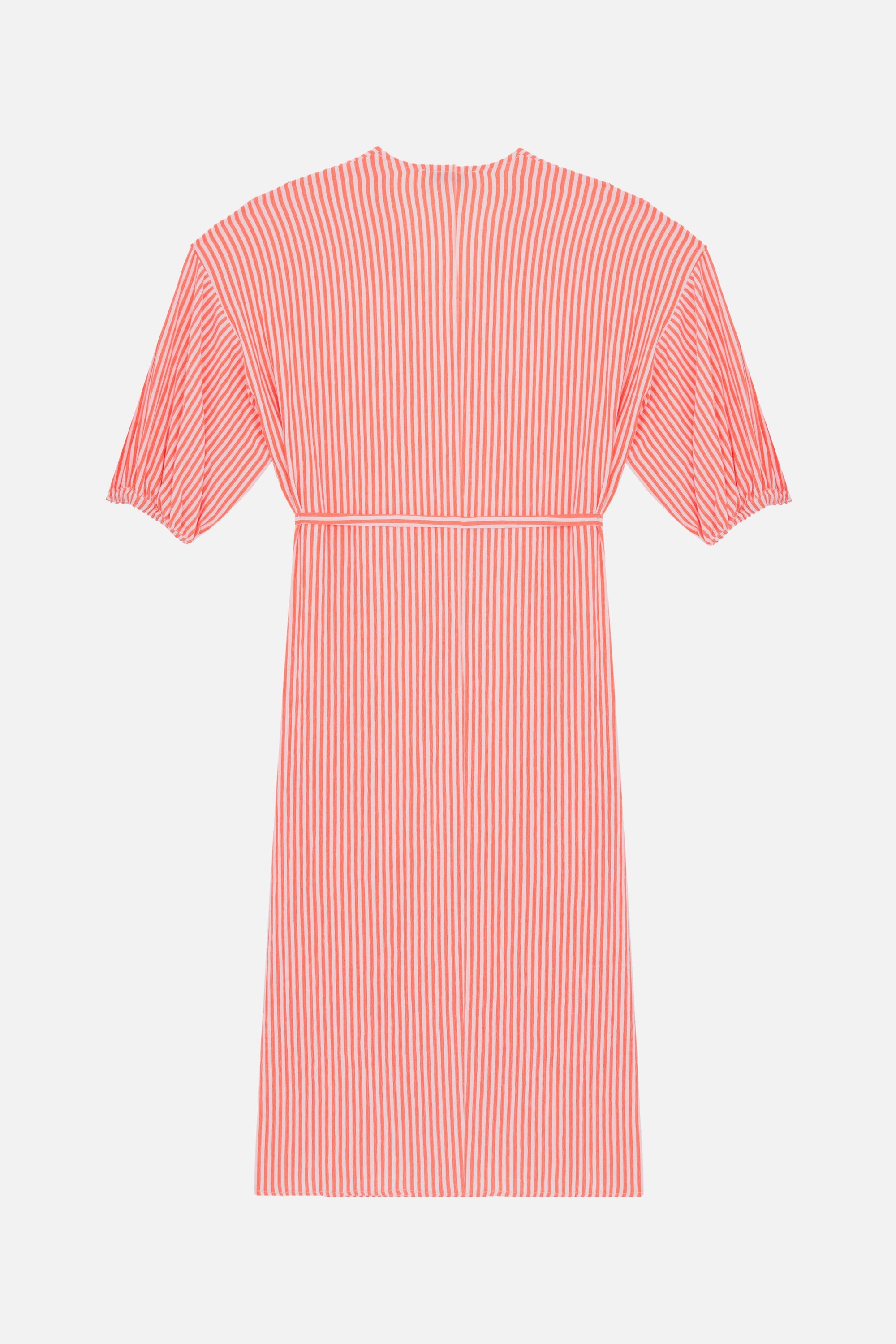 Robe midi Fine Melina - Mandarine