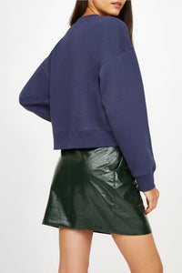 Sweatshirt Ti Amo en coton - Marine