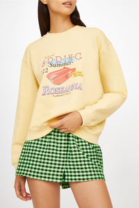 Louis Mollino cotton sweatshirt - Paille