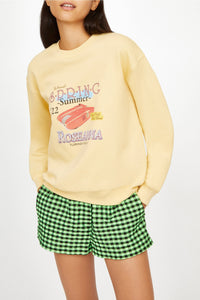 Louis Mollino cotton sweatshirt - Paille