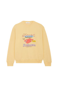 Louis Mollino cotton sweatshirt - Paille