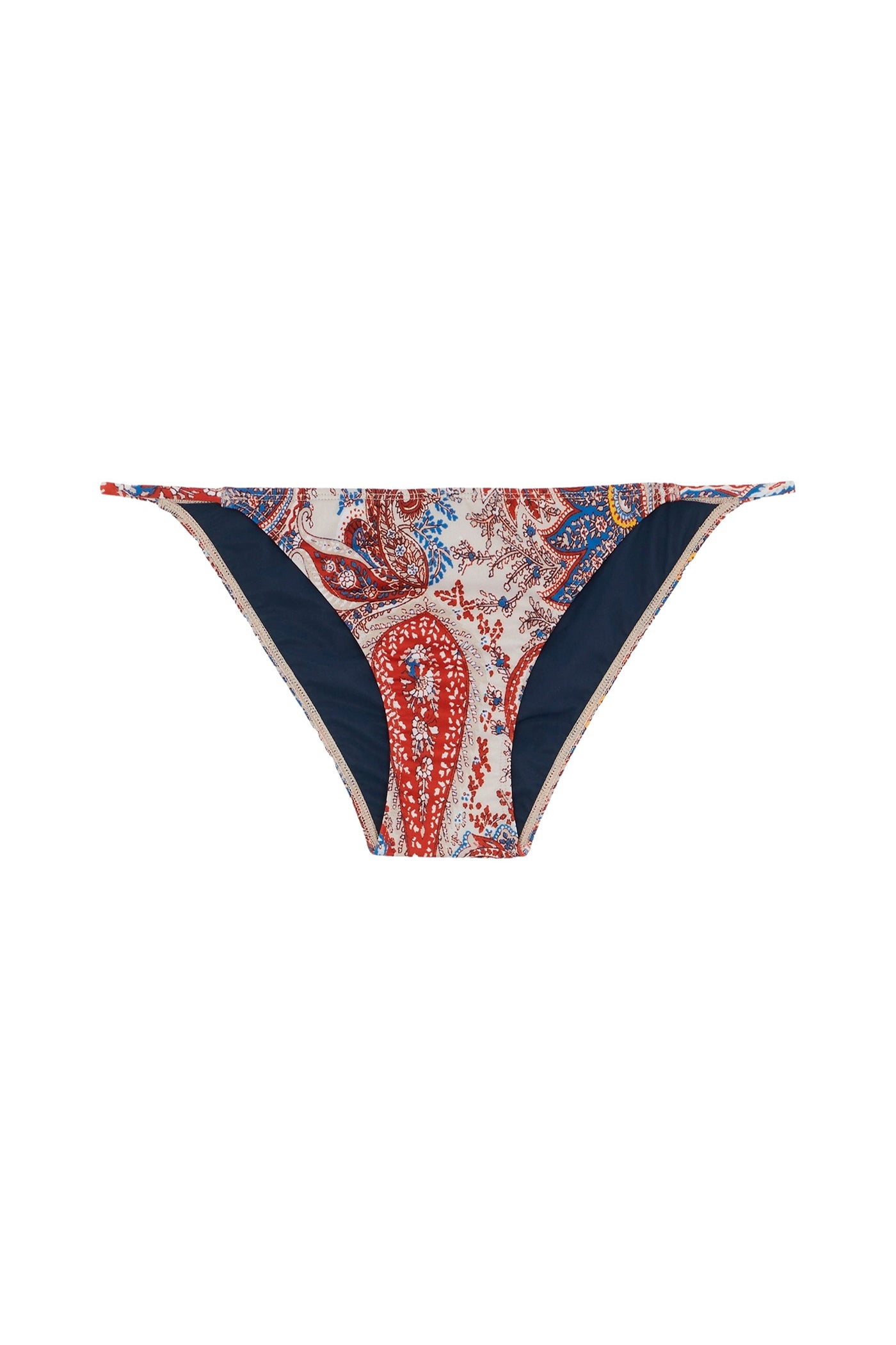 Five paisley bikini bottoms - Denim