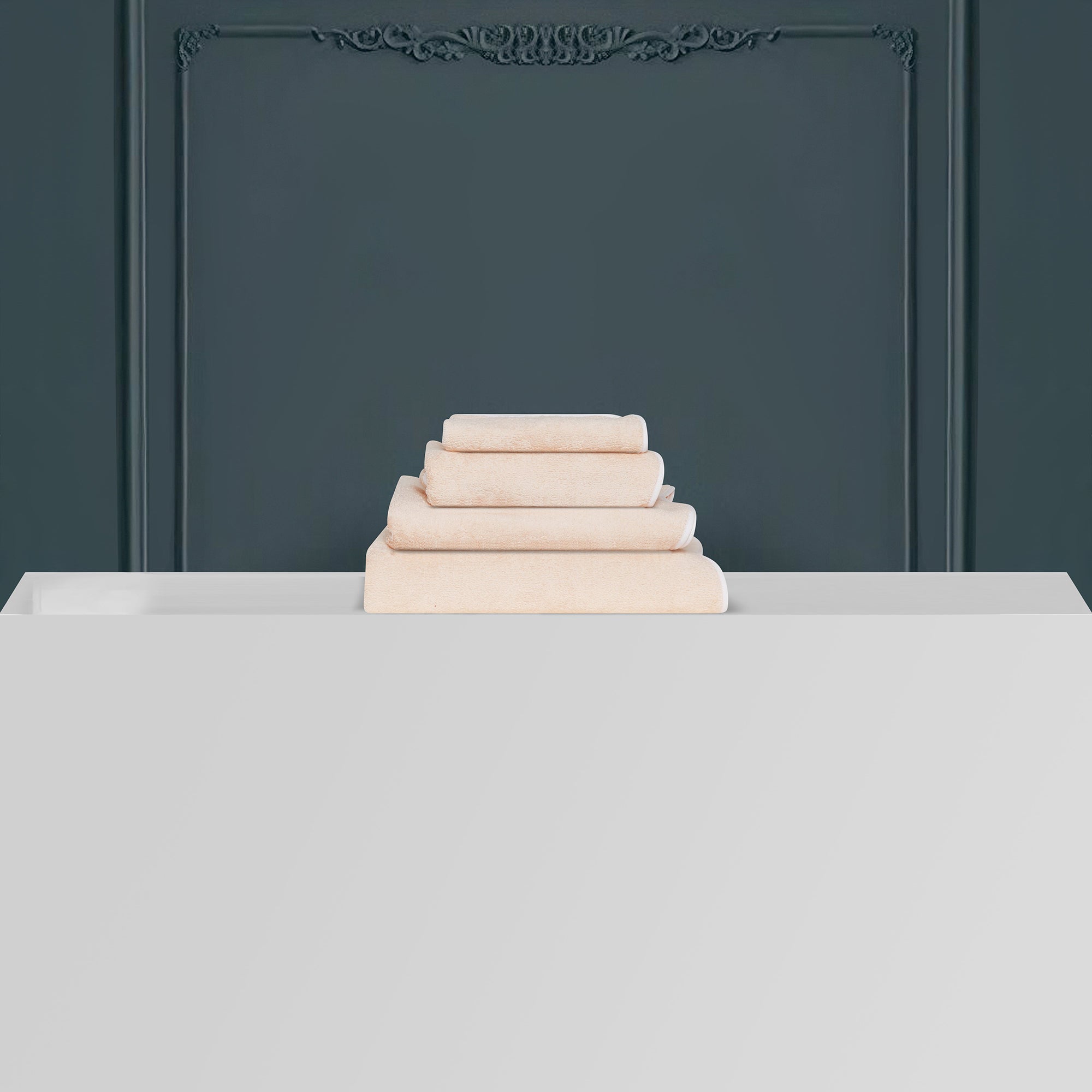 Bath universe Uni liseré - Beige Rosé