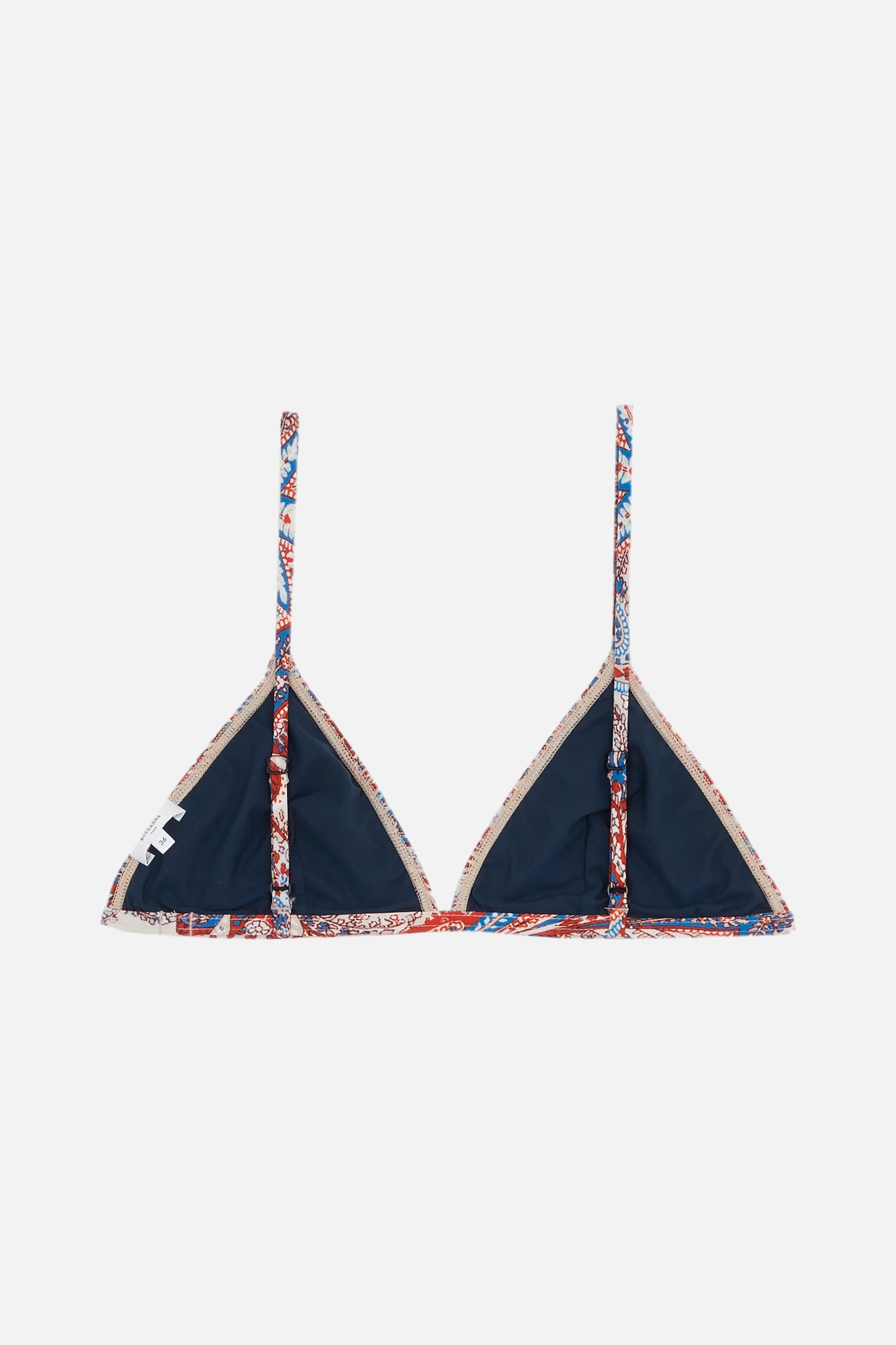 Haut de maillot Music à motif paisley - Denim