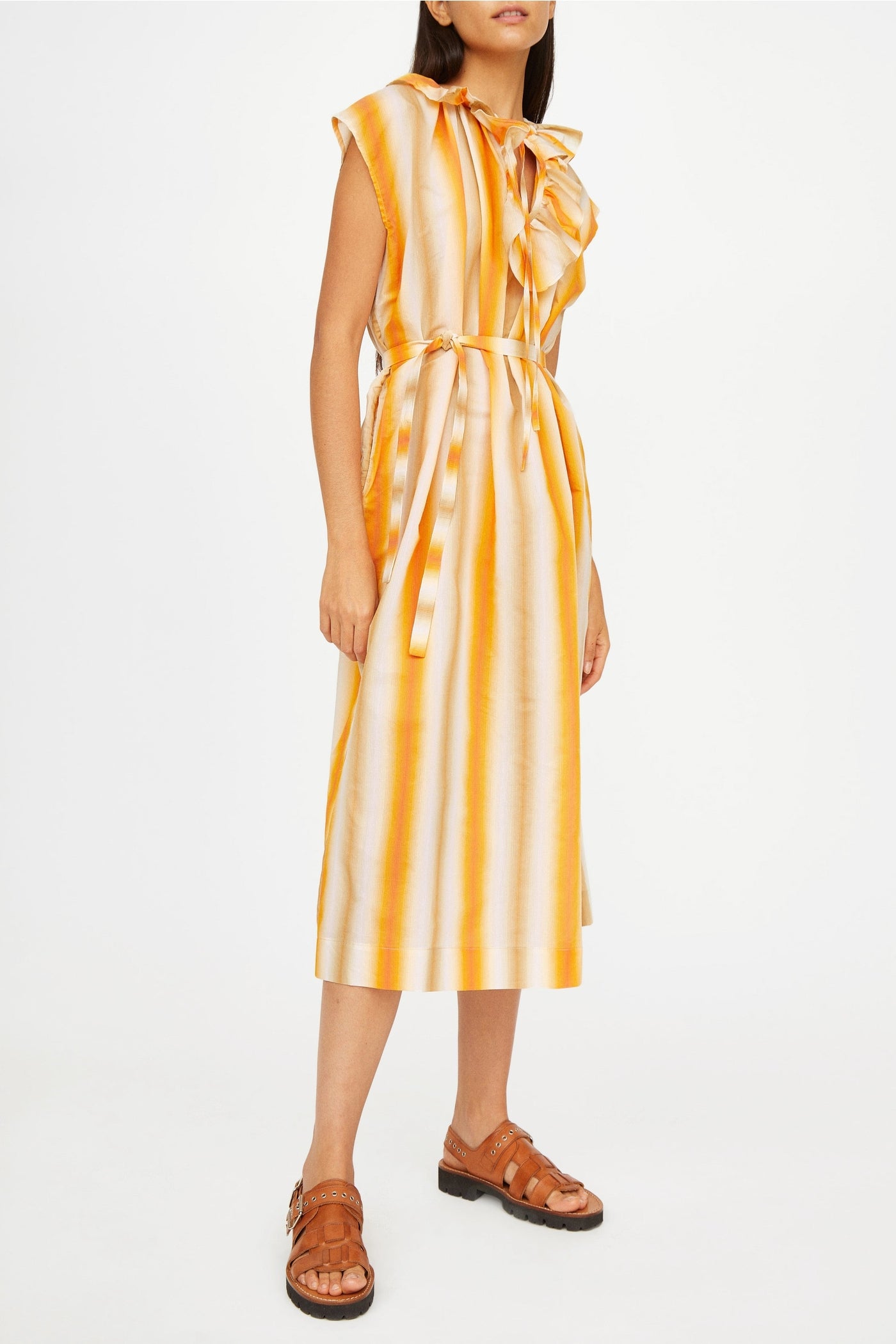 Robe midi Rio Parasol - Mandarine