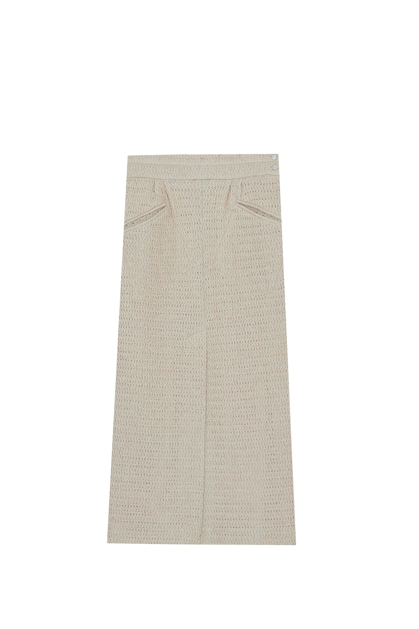 Hockey skirt with raffia effect - Greige