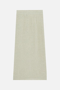 Hockey skirt with raffia effect - Greige