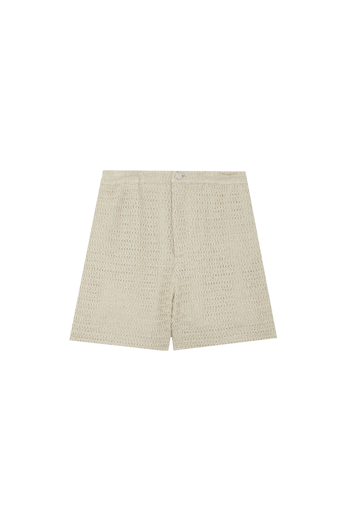 Laura shorts in raffia - Greige
