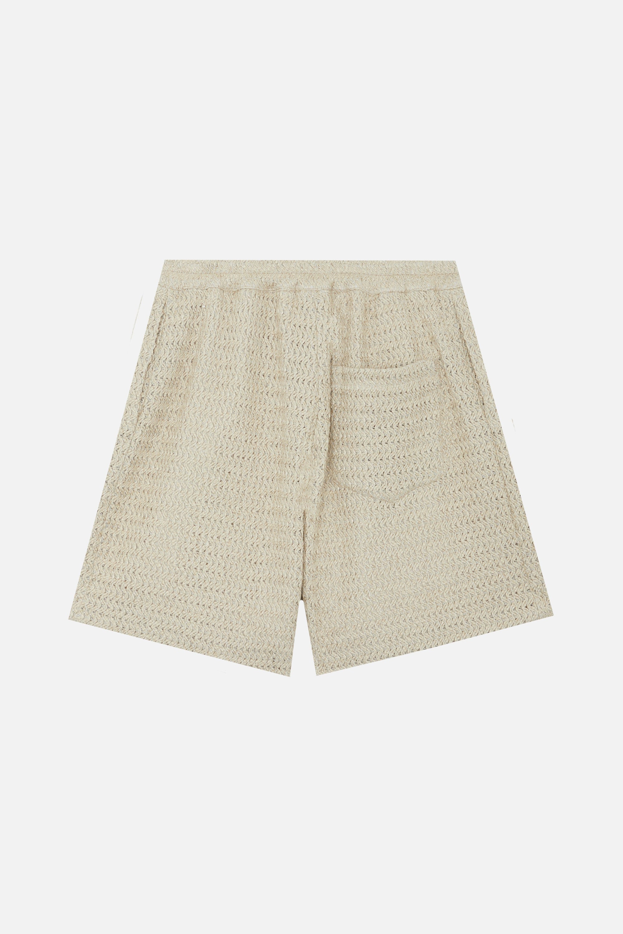 Laura shorts in raffia - Greige