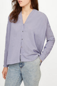 Blouse Doris en rayures - Denim