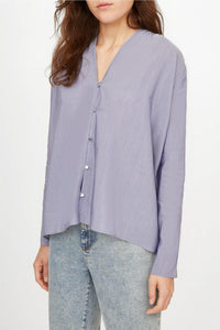 Blouse Doris en rayures - Denim