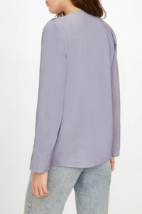 Blouse Doris en rayures - Denim