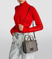 MINI   Mini sac à bandoulière The Tote Bag à logo - Beige