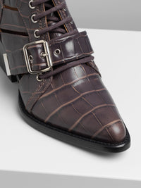 Bottines Rylee en cuir - Pearly Black