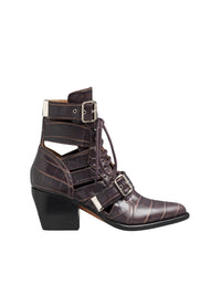 Bottines Rylee en cuir - Pearly Black