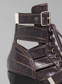 Bottines Rylee en cuir - Pearly Black