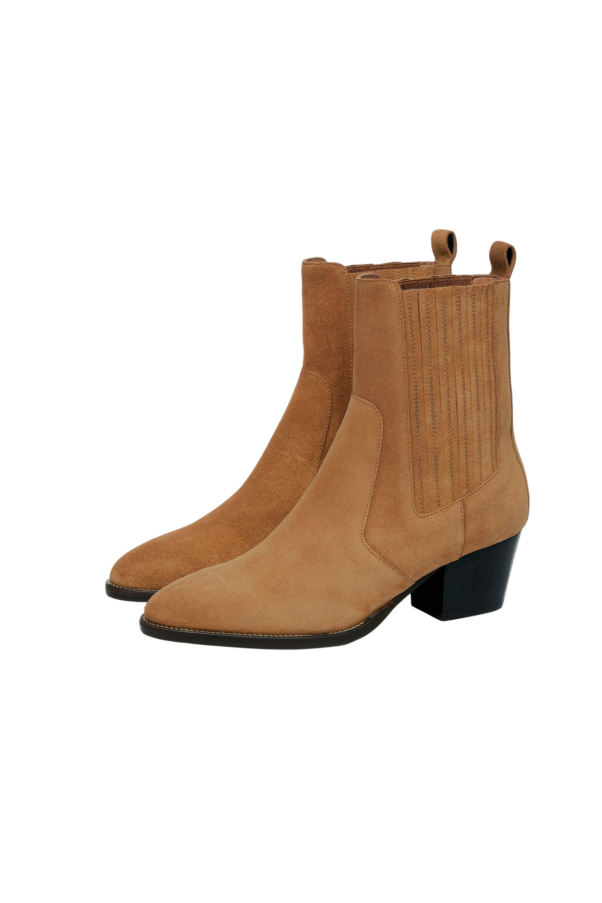 Bottes Mania en cuir - Beige