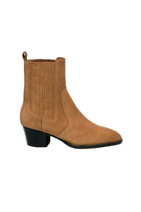 Bottes Mania en cuir - Beige