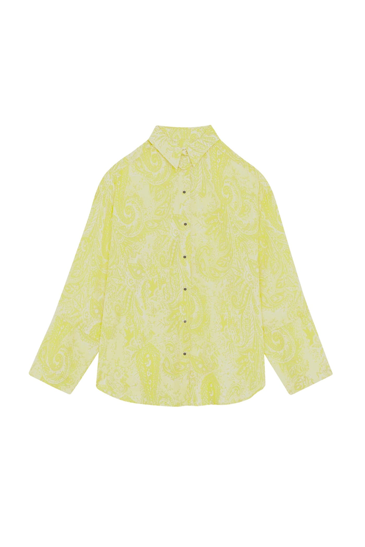 Chemise Valley à motif paisley en soie - Soleil