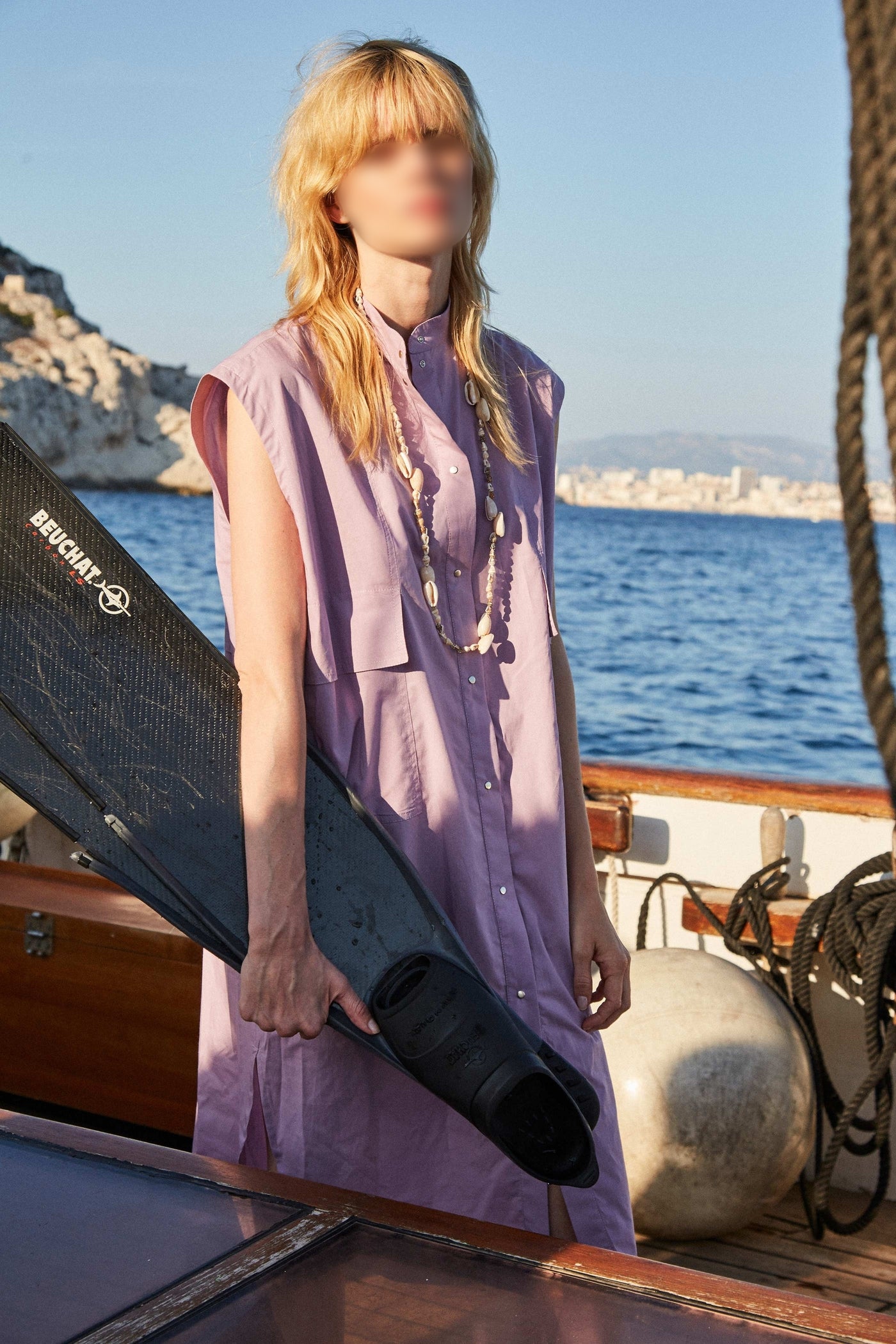 Robe courte Waky Emiliano - Lilas