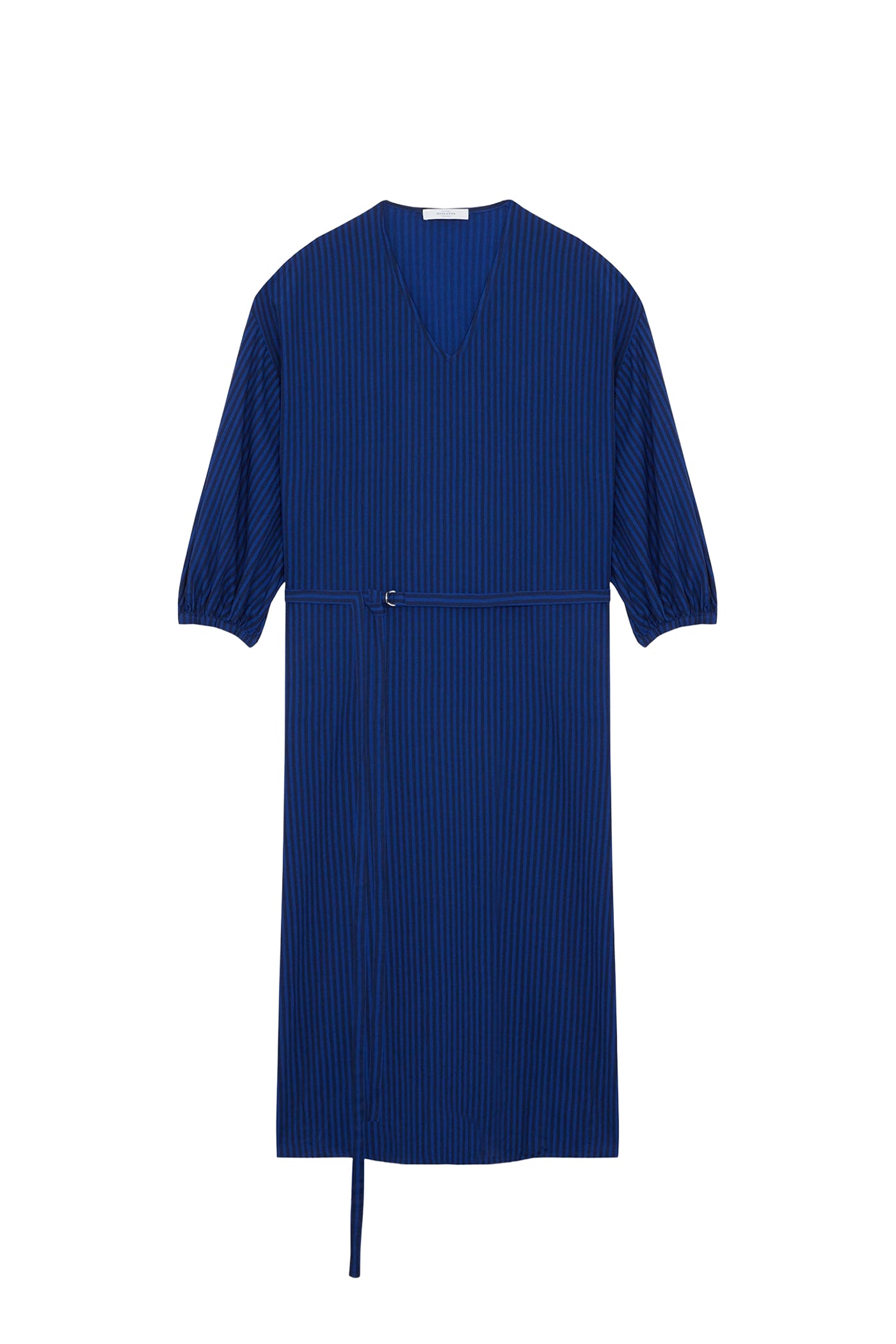 Robe midi Fine Melina - Marine