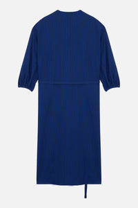 Robe midi Fine Melina - Marine