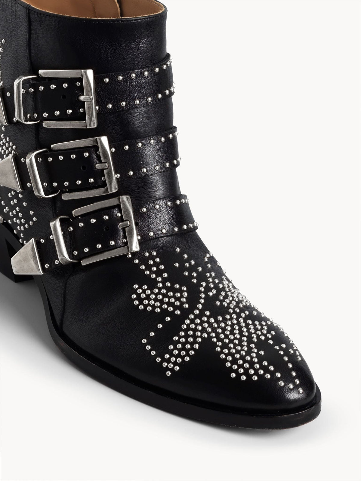 BASEPLUS_Black Silver ANKLE BOOT - Black Silver
