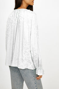 Ava print blouse - Milk