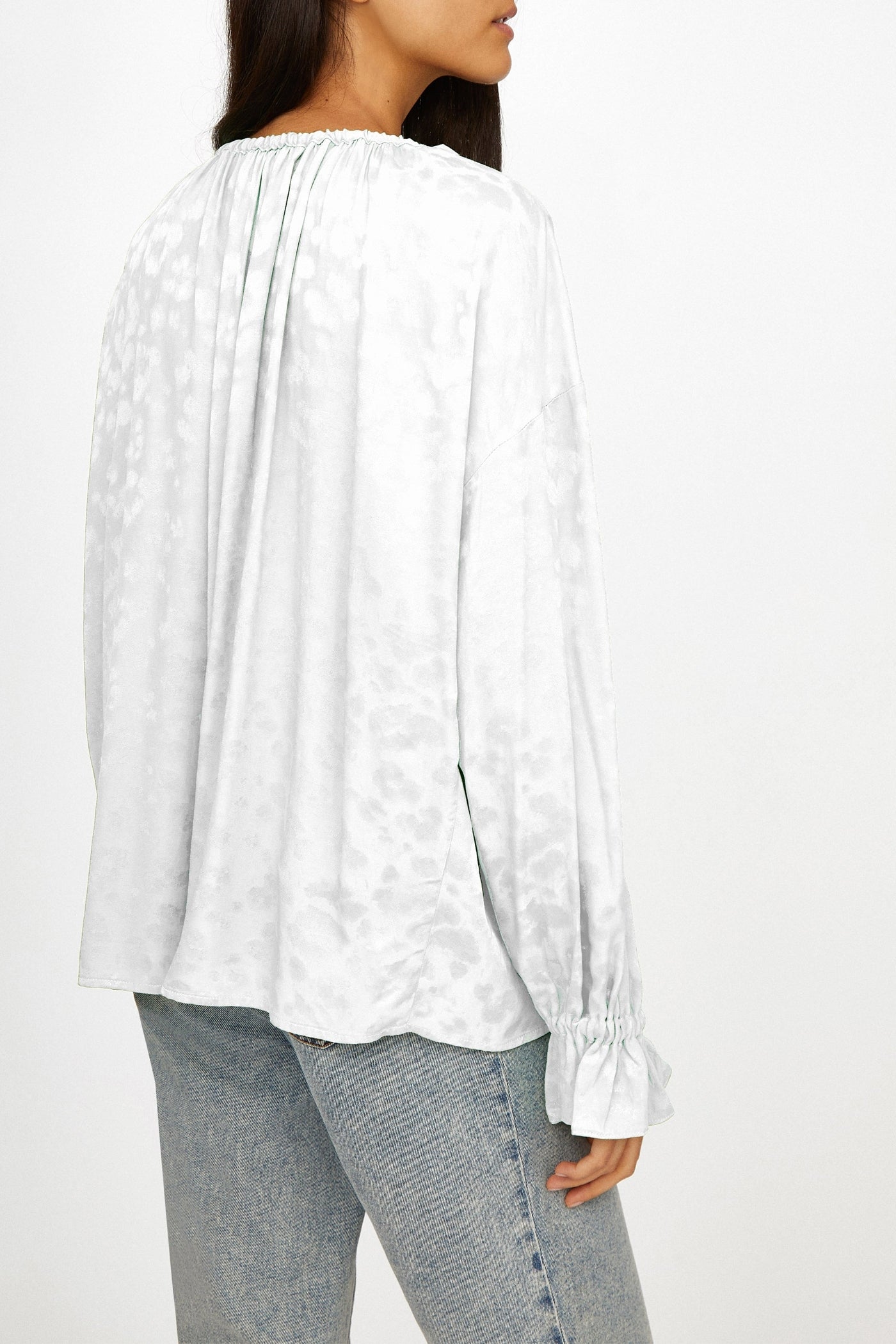 Ava print blouse - Milk