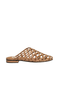 Riva leather mules - Camel