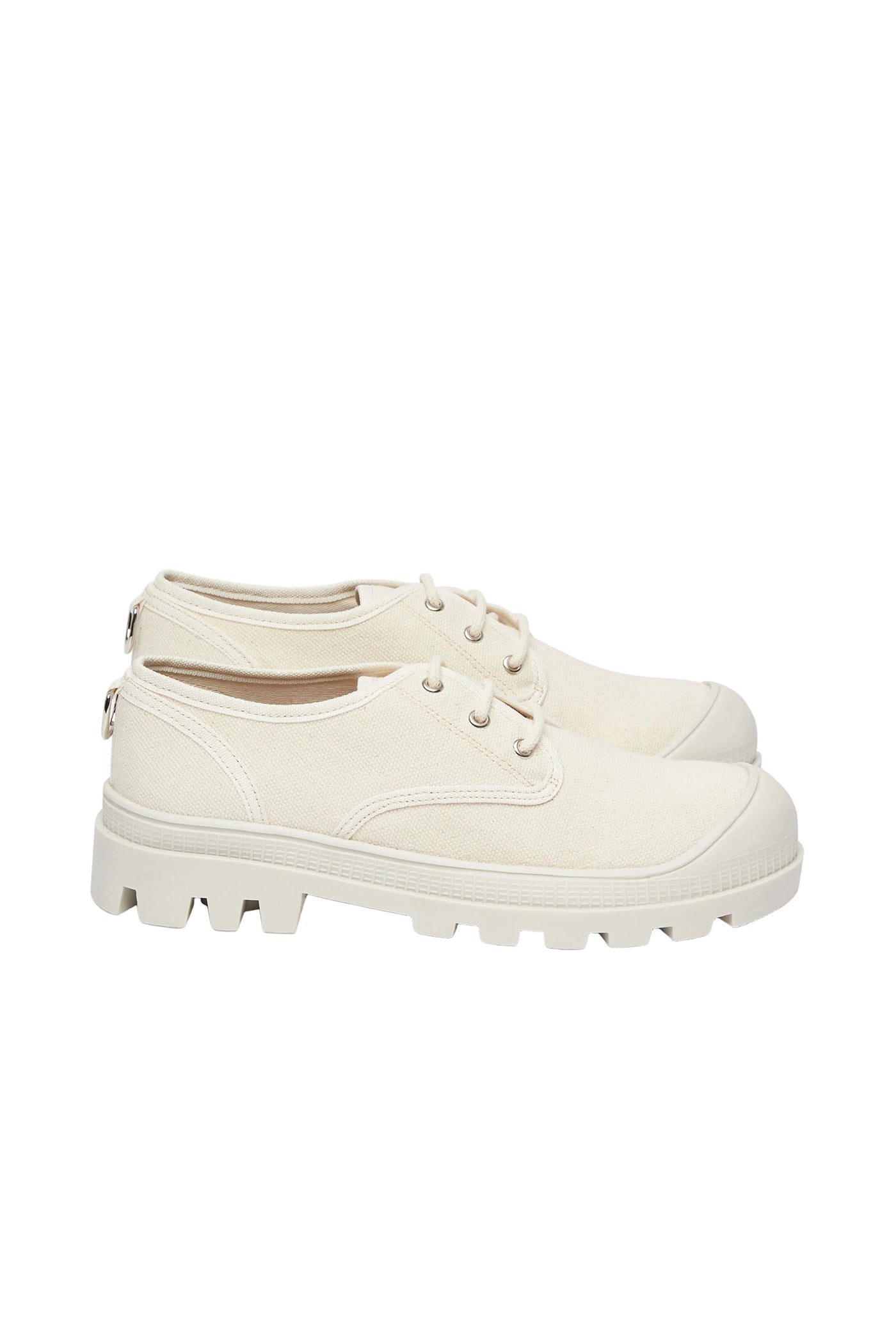 Baskets Joshua en coton - Ecru