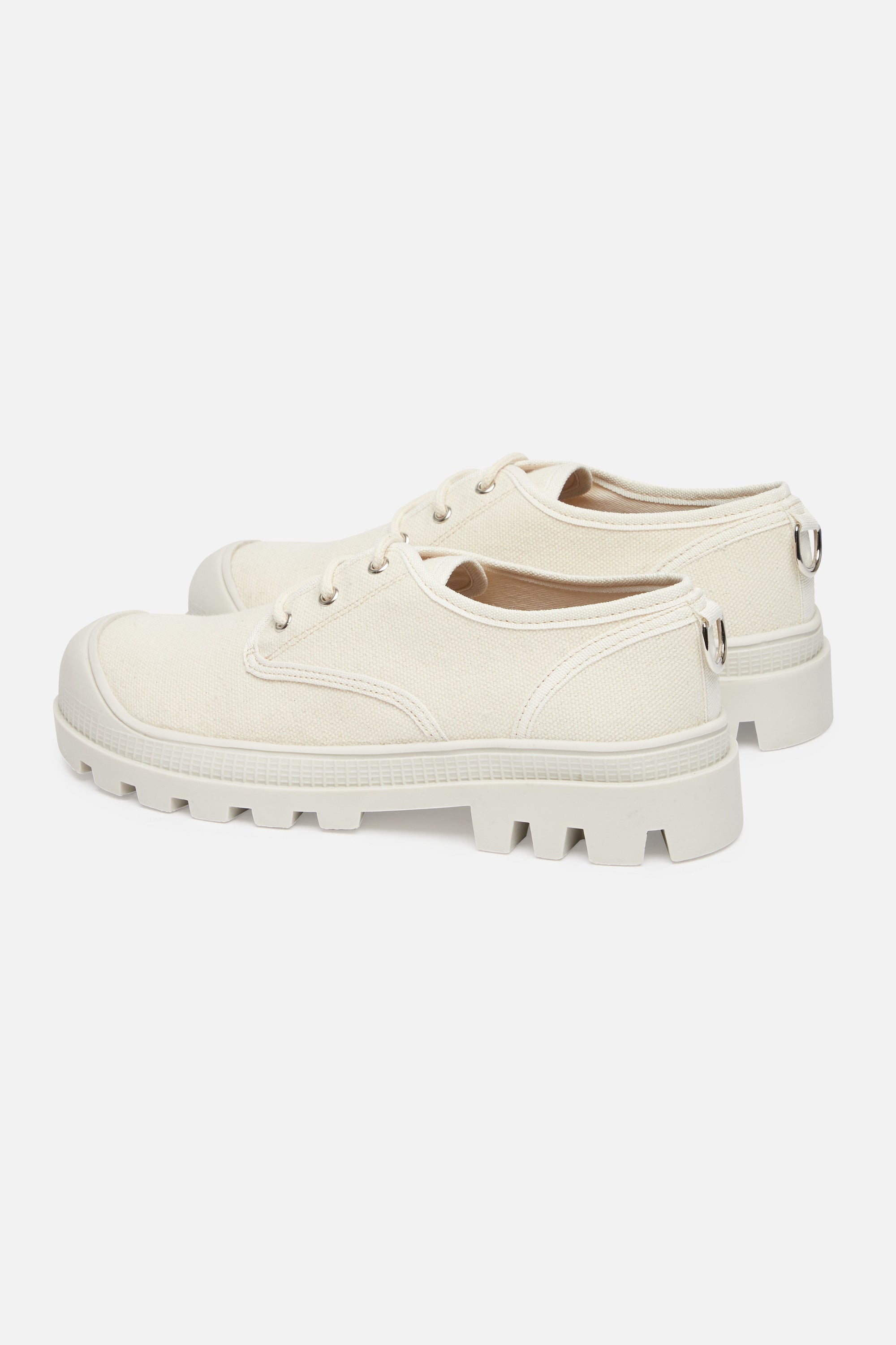 Baskets Joshua en coton - Ecru