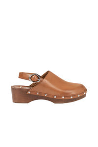 Sandales Mary en cuir - Camel