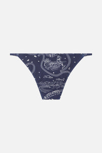 Five pattern bikini bottoms - Navy